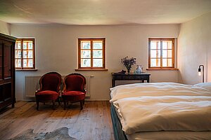 bedroom on the top floor